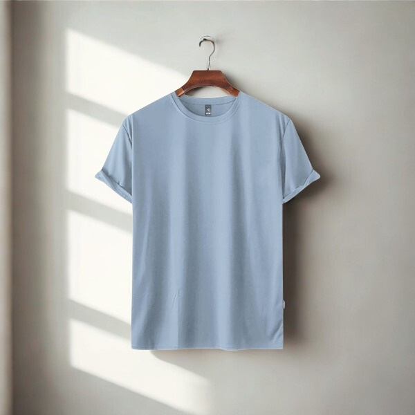 Men's Premium Blank T-shirt - Sky _Blue